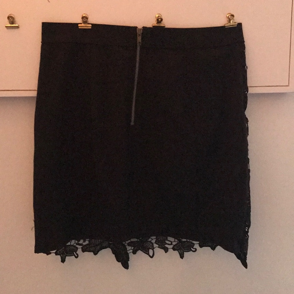 Black pencil skirt